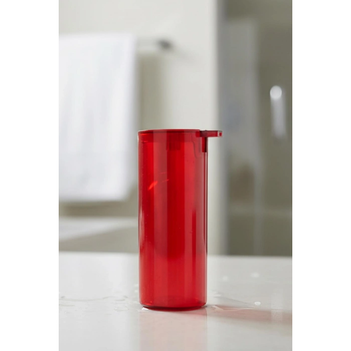 Kırmızı Akrilik Sıvı Sabunluk 250 ml