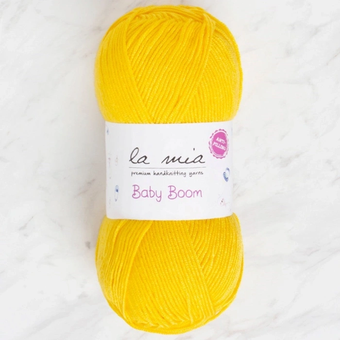La Mia Baby Boom Sarı El Örgü İpi - 1338 - 34110