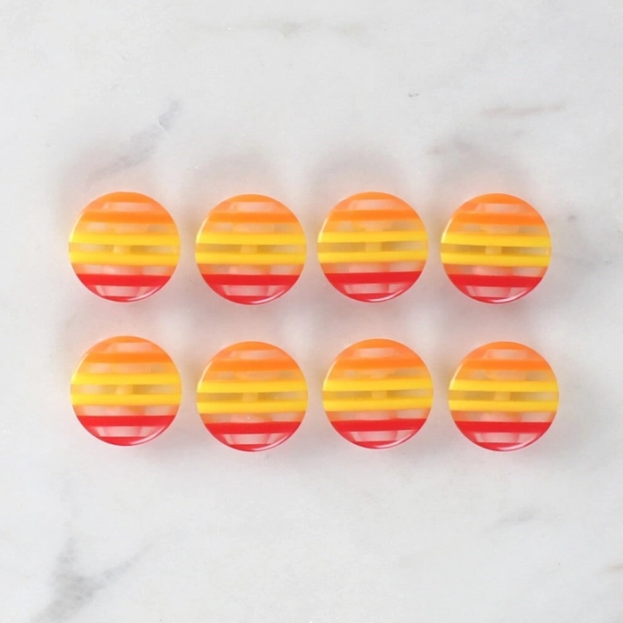 Loren Crafts 8li Desenli Düğme - 1102