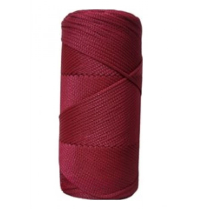 Makrome İpi 3mm Polyester  Bordo