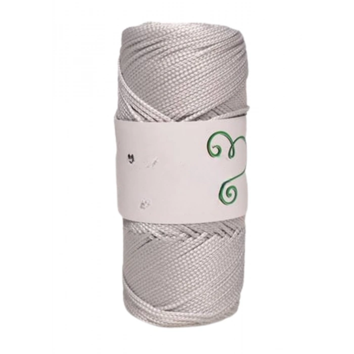 Makrome İpi 3mm Polyester Gri