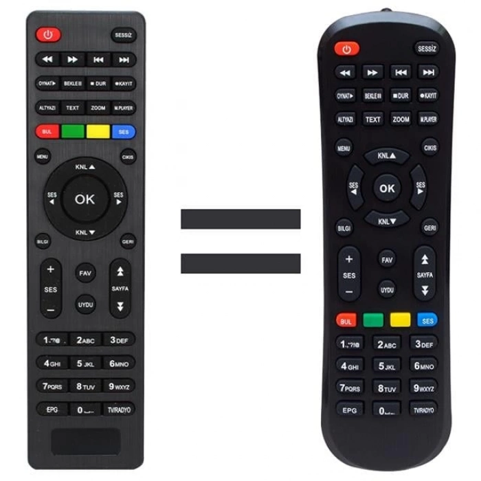 Mersat Vip Full Hd Uydu Alıcı Kumandası