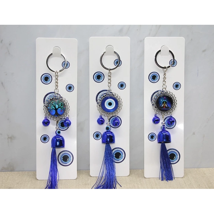 Metal Nazar Boncuğu Anahtarlık