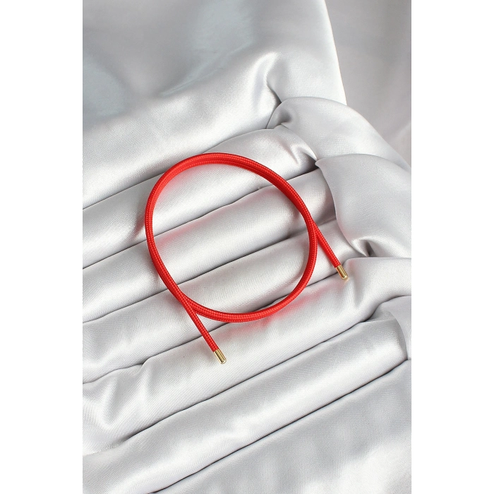 Mıknatıslı Kırmızı Renk Sarmal Kadın Bileklik