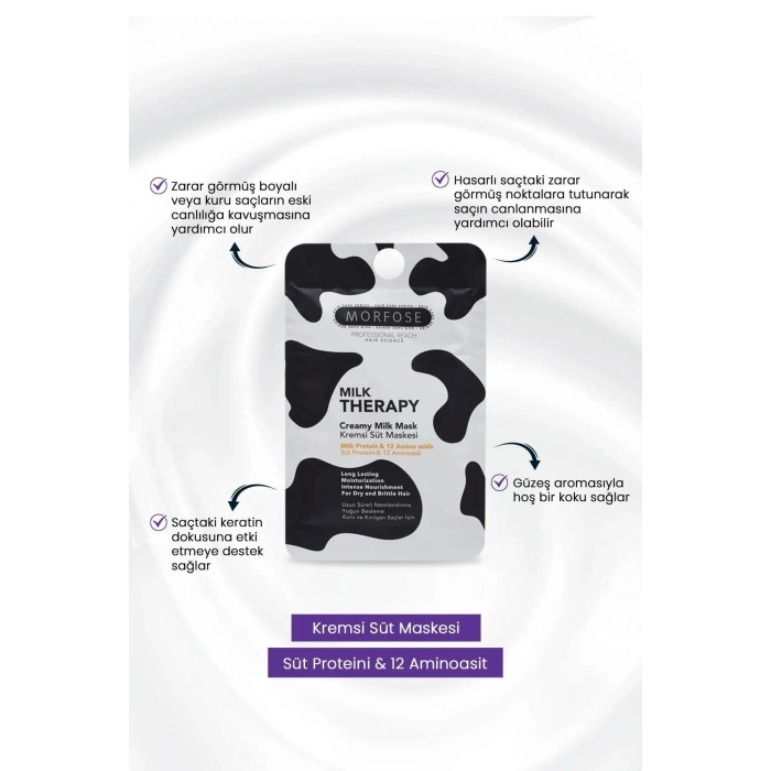 Milk Therapy Kremsi Süt Maskesi 25 ML (24 ADET) - Bakım ve Canlılık - mrfs