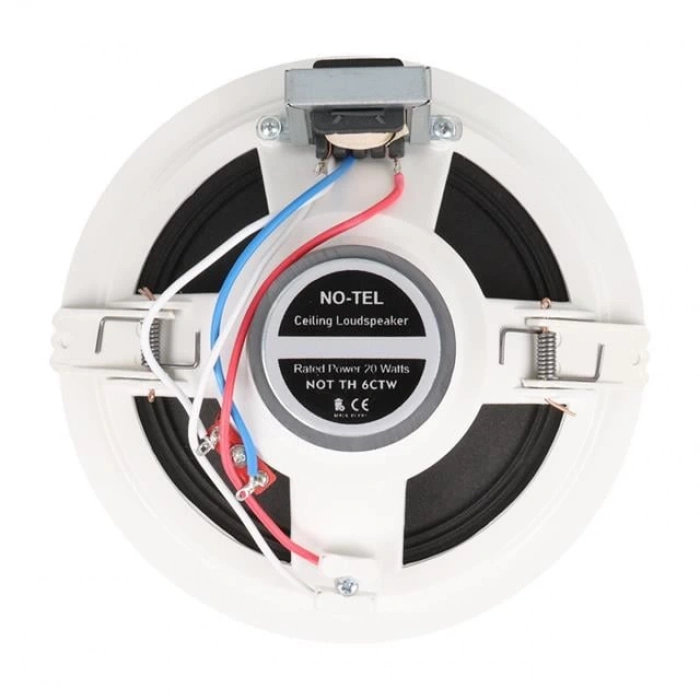 No-tel Th6ctw 6 16 Cm 20 Watt Beyaz Alçıpan Trafolu Hoparlör