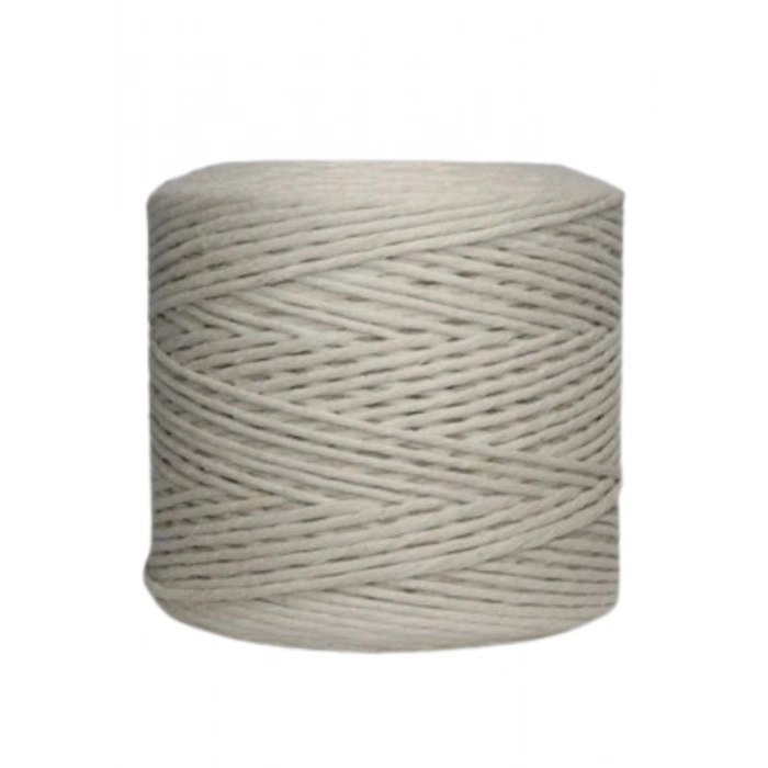 Pamuk Makrome 4 mm İp Krem