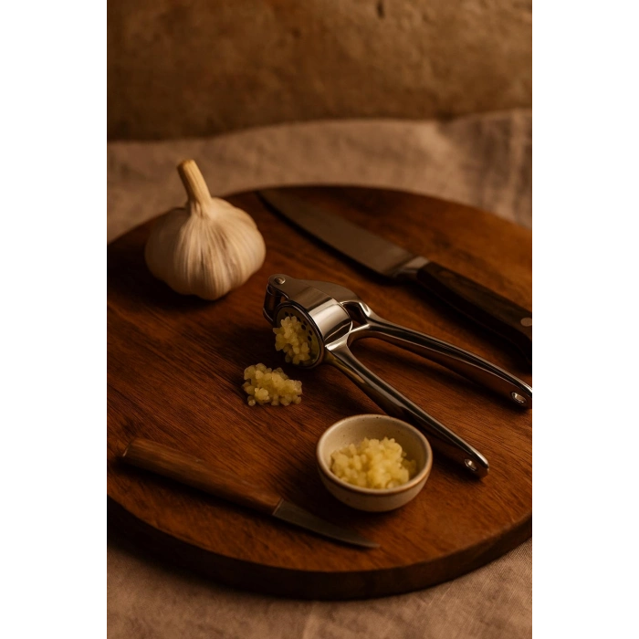 Paslanmaz Çelik Sarımsak Ezici