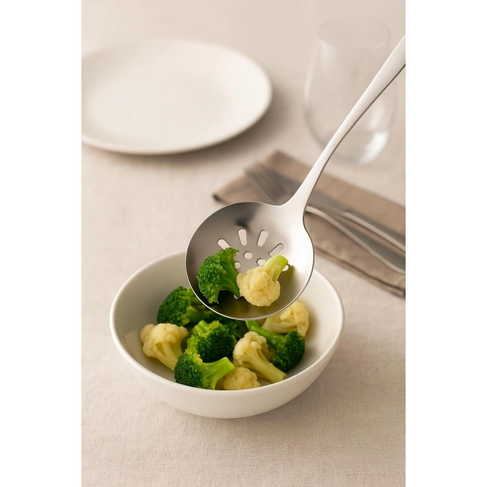 Paslanmaz Çelik Servis Kevgiri 26 cm