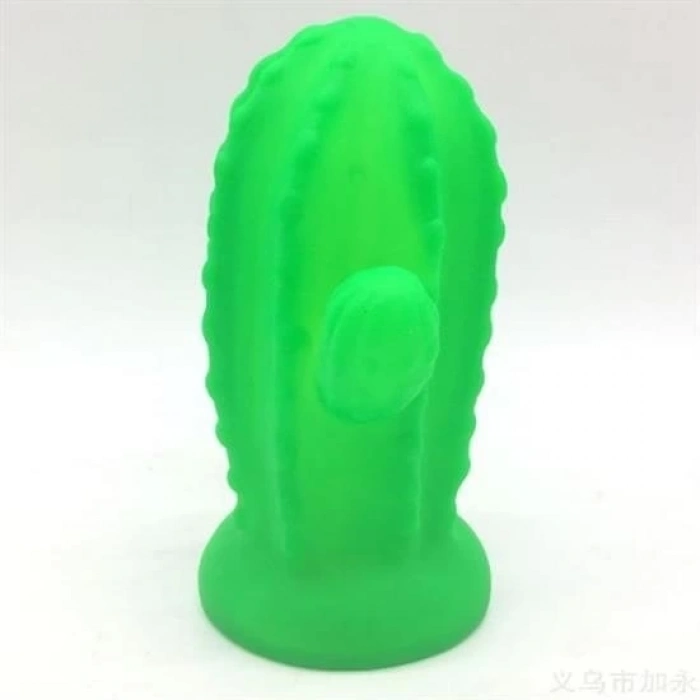 Pilli Silikon Led Işıklı Sevimli Kaktüs Gece ası Aydınlatması