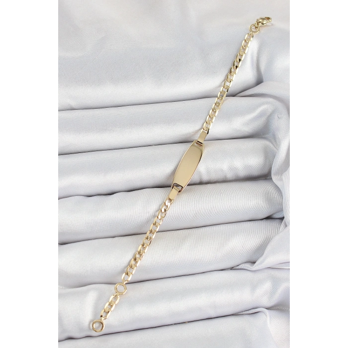 Pirinç Oval Model Gold Renk Xuping Bebek Künyesi