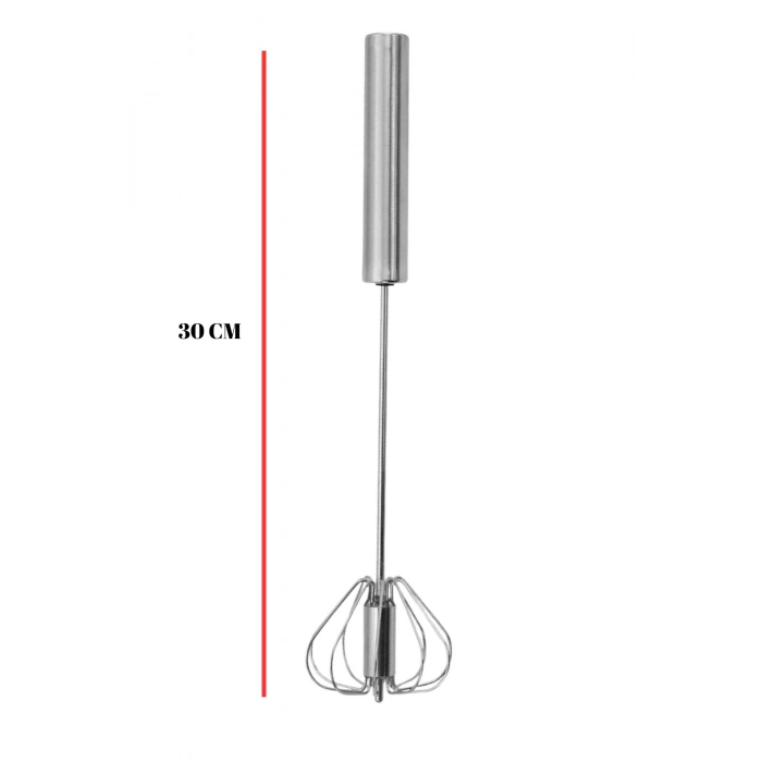 Pistonlu Metal Çırpıcı 30 cm