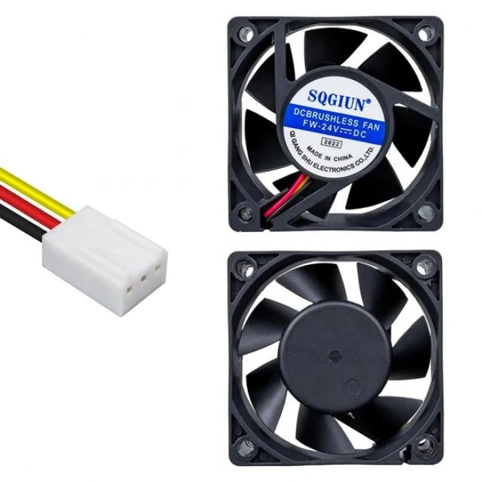 Powermaster Ic-216a Fırçasız Dc Fan 60x60x25mm 24 Volt 3 Pin