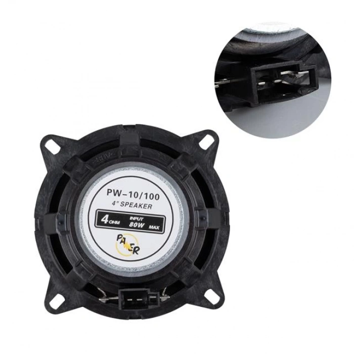 Powermaster Pw-10/100 4 Ohm 80 Watt 10 Cm Tekli Hoparlör