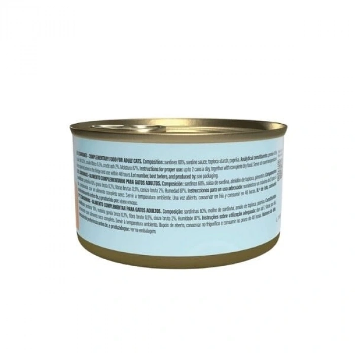 Schesir Sos İçinde Sardalyalı Yetişkin Konserve Kedi Maması 1 Adet 70 Gr