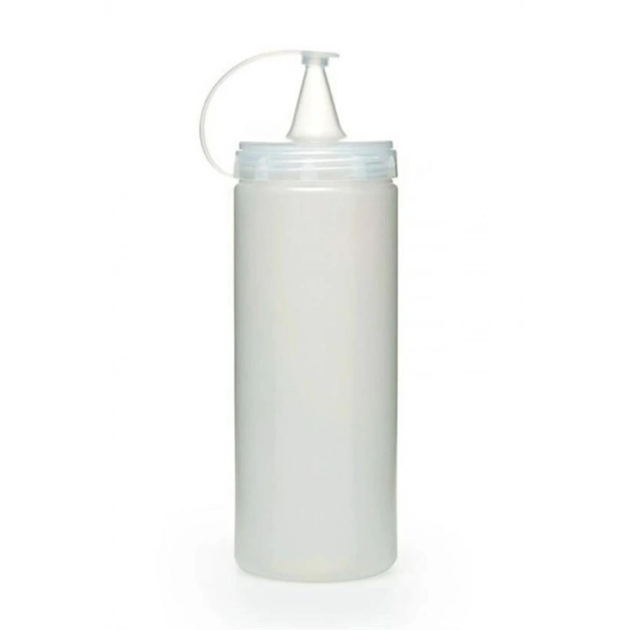 Şeffaf Kapaklı Sızdırmaz Yağlık Sosluk Şişesi Plastik Yağdanlık 400 ml AP-9028