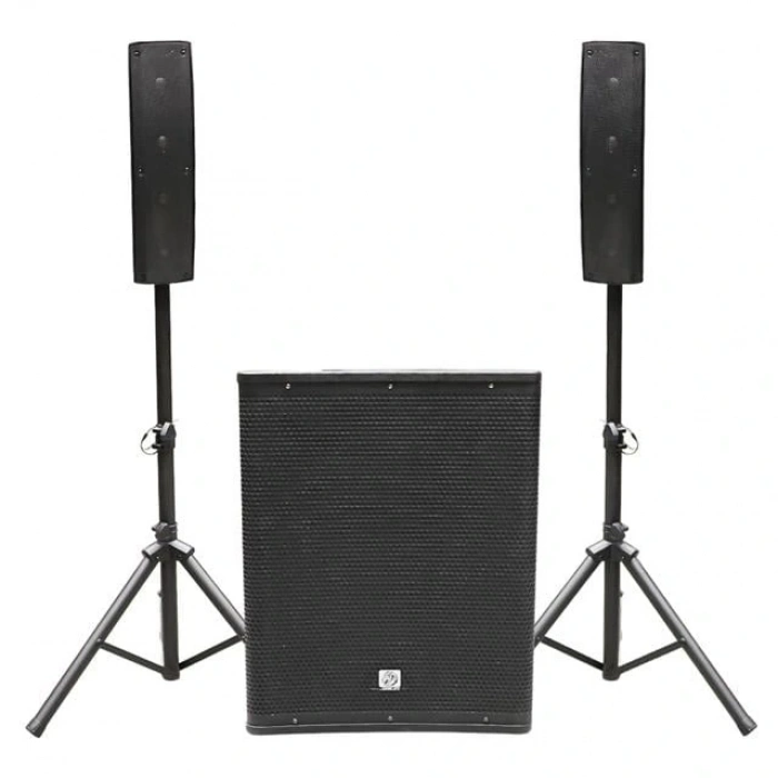 Shile Pl-15a Aktif Ses Sistemi 18 Subwoofer 2 Adet Satellite Stand Hoparlör 500w Rms, Mdf Kasa