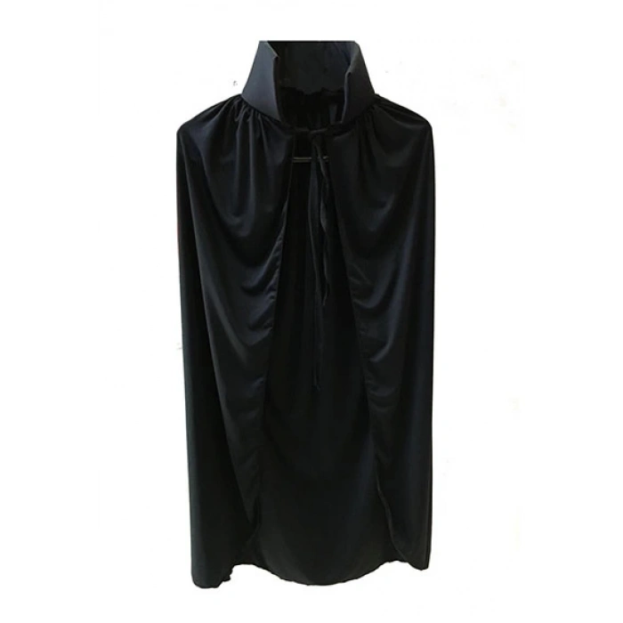 Siyah Yakalı Dracula Pelerini