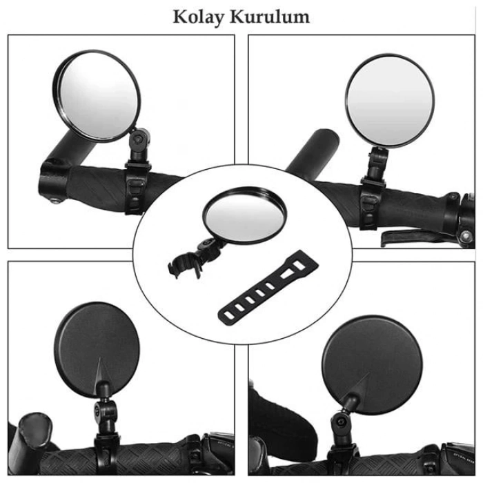 Sunup Sn-27123 Elektrikli Scooter Bisiklet Dikiz Aynası