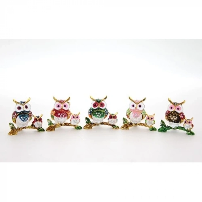 Swarovski 2li Baykuş Model 2