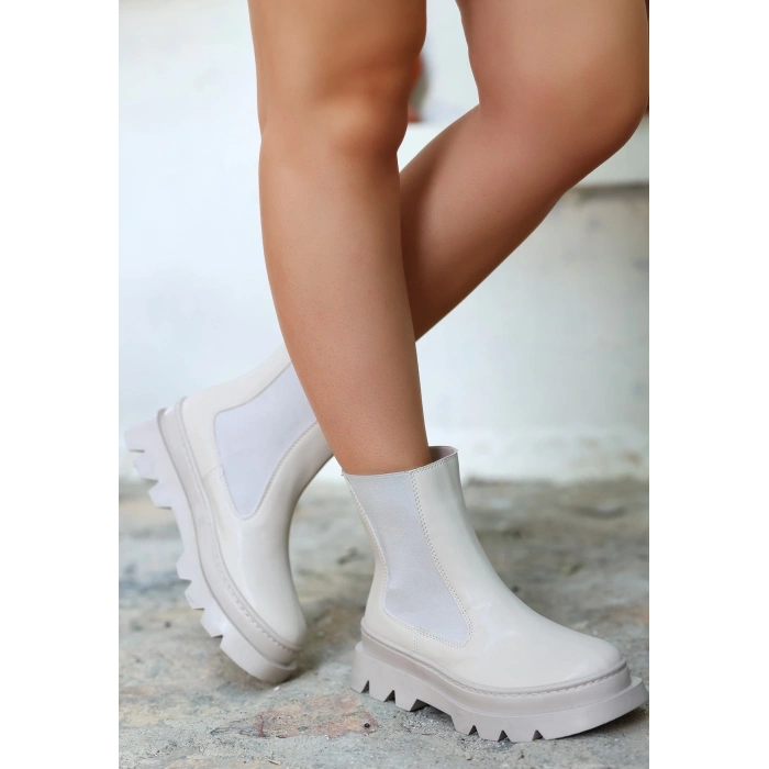 TAVSİYE EDİLEN GÜVENLİ SATICI Bluen Bej Cilt Bot