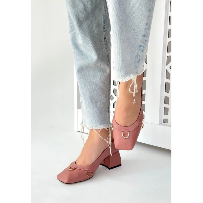 TAVSİYE EDİLEN GÜVENLİ SATICI Cande Pudra Cilt Topuklu Ayakkabı