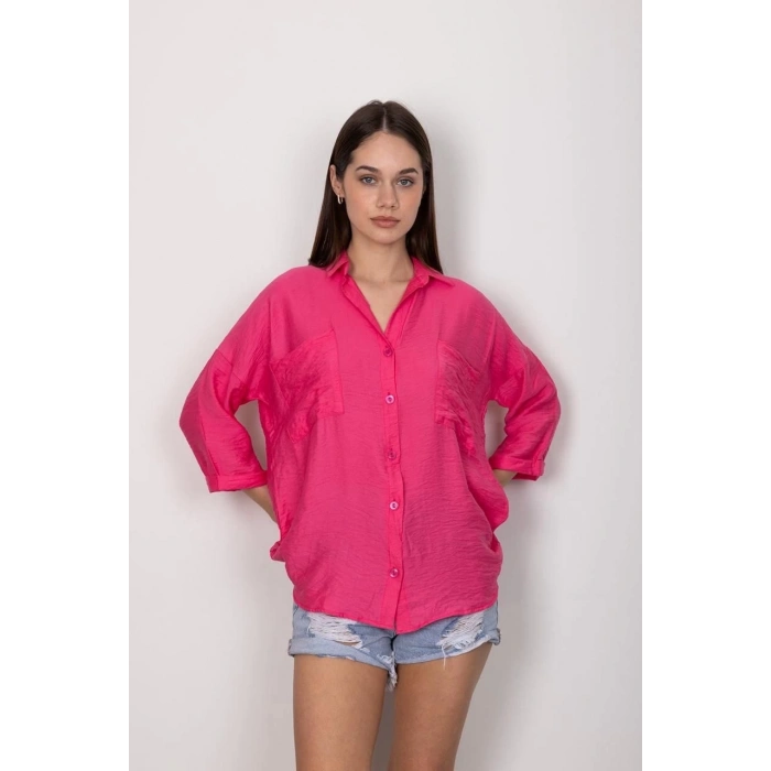 TAVSİYE EDİLEN GÜVENLİ SATICI Cepli salaş gömlek t1010