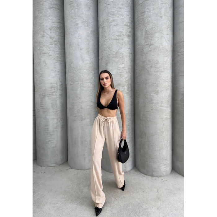 TAVSİYE EDİLEN GÜVENLİ SATICI Çımalı keten pantolon