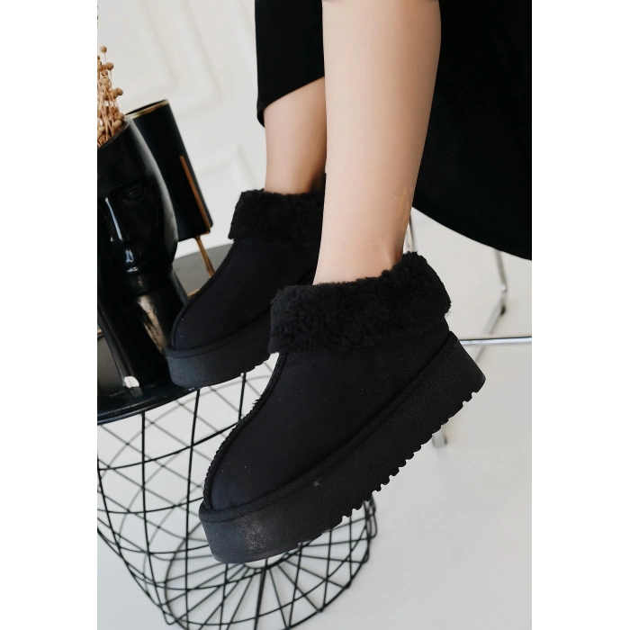 TAVSİYE EDİLEN GÜVENLİ SATICI Edali Siyah Süet Bot