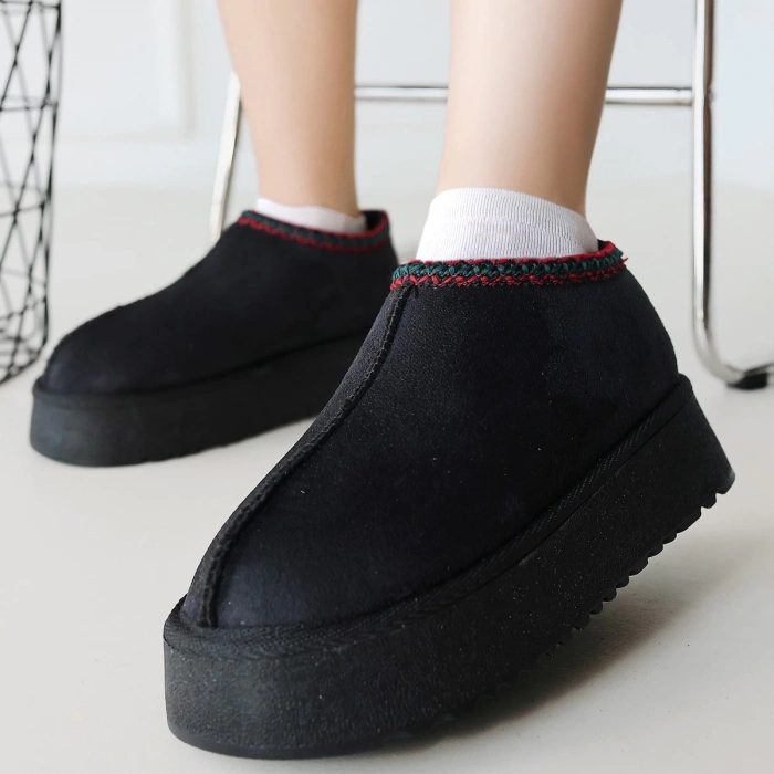 TAVSİYE EDİLEN GÜVENLİ SATICI Foyk Siyah Süet Bot