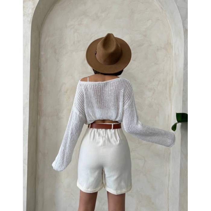 TAVSİYE EDİLEN GÜVENLİ SATICI Gabardin kumaş şort