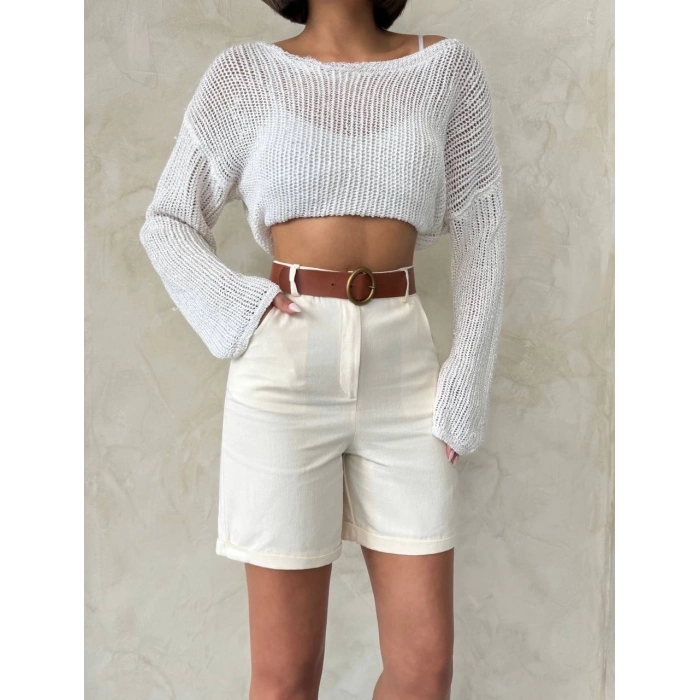 TAVSİYE EDİLEN GÜVENLİ SATICI Gabardin kumaş şort