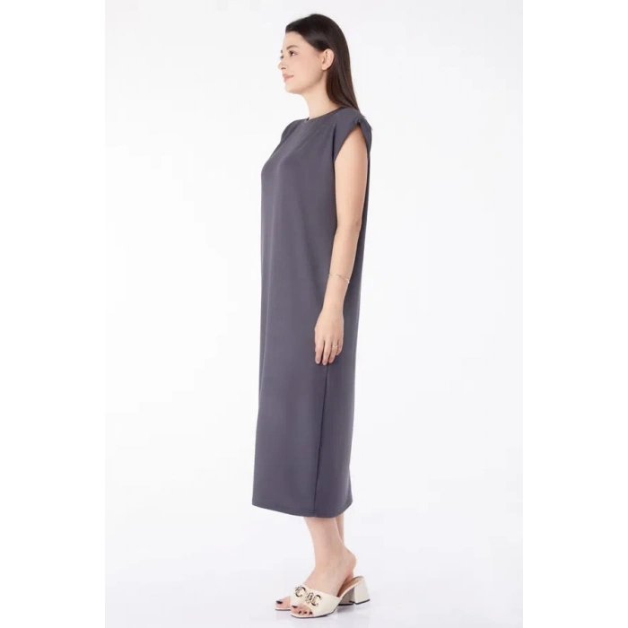 TAVSİYE EDİLEN GÜVENLİ SATICI Jile elbise antrasit