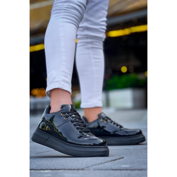 TAVSİYE EDİLEN GÜVENLİ SATICI KB-X20 Kuback Kömür Rugan  Günlük Erkek Ayakkabı