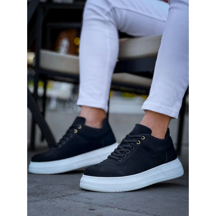 TAVSİYE EDİLEN GÜVENLİ SATICI KB-X20 Kuback Siyah Süet  Günlük Erkek Ayakkabı