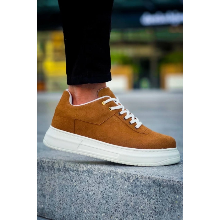 TAVSİYE EDİLEN GÜVENLİ SATICI KB-X20 Kuback Taba Süet  Günlük Erkek Ayakkabı