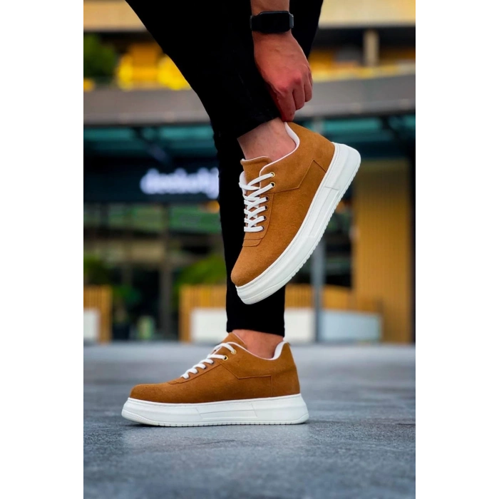 TAVSİYE EDİLEN GÜVENLİ SATICI KB-X20 Kuback Taba Süet  Günlük Erkek Ayakkabı