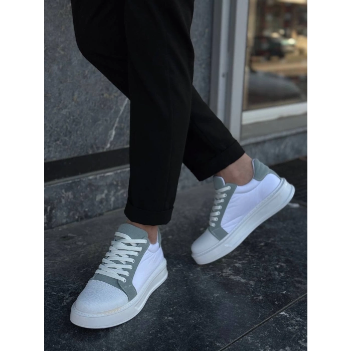 TAVSİYE EDİLEN GÜVENLİ SATICI KB-X46 Kuback Beyaz Bebe Mavi Yüksek Beyaz Taban Günlük Spor Ayakkabı