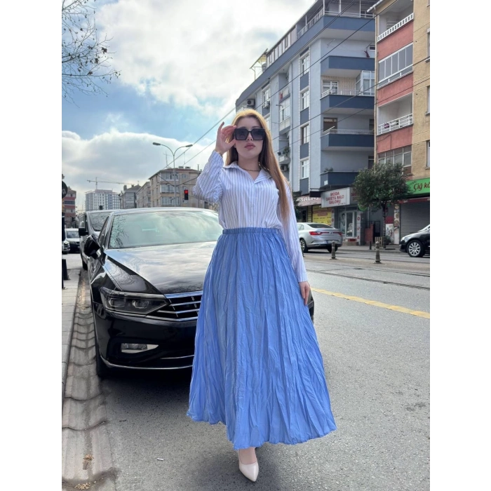 TAVSİYE EDİLEN GÜVENLİ SATICI Kraş etek bebemavi