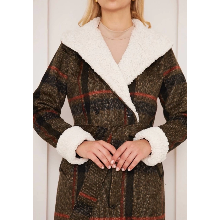 TAVSİYE EDİLEN GÜVENLİ SATICI KÜRKLÜ EKOSE KABAN