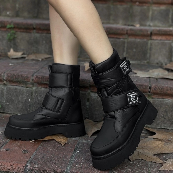 TAVSİYE EDİLEN GÜVENLİ SATICI Miah Siyah Cilt Kar Botu