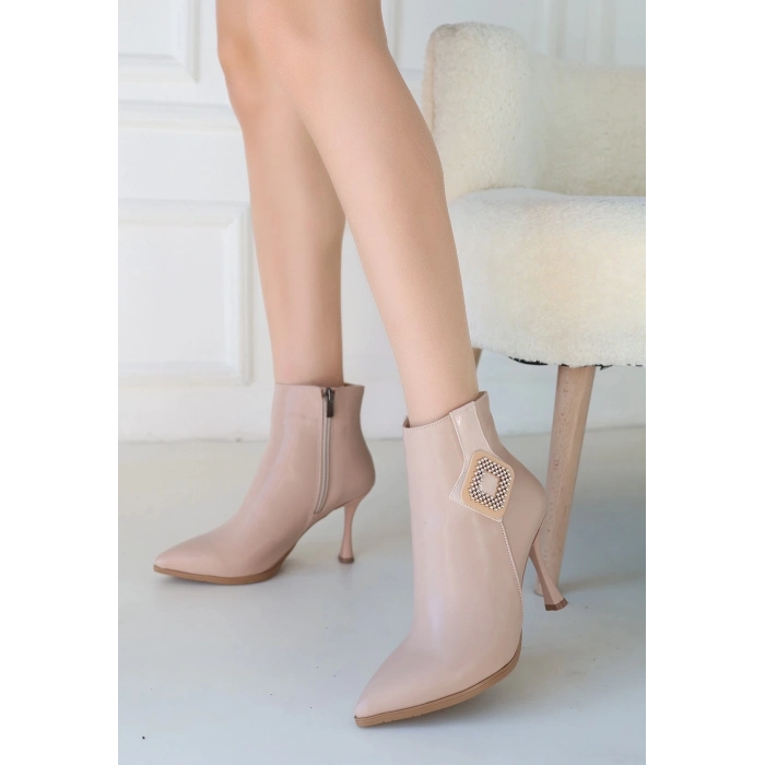 TAVSİYE EDİLEN GÜVENLİ SATICI Moose Nude Cilt Topuklu Bot