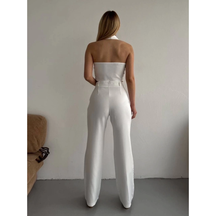 TAVSİYE EDİLEN GÜVENLİ SATICI Palazzo pantolon beyaz s23211