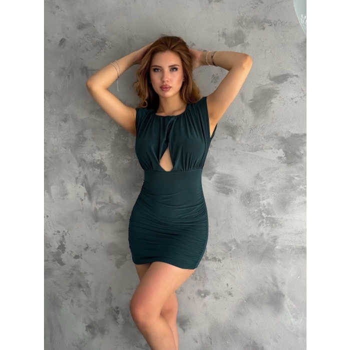 TAVSİYE EDİLEN GÜVENLİ SATICI Pencereli mini mikro elbise s3843
