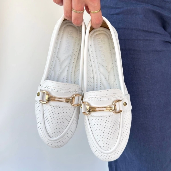 TAVSİYE EDİLEN GÜVENLİ SATICI Rain Beyaz Cilt Babet Ayakkabı