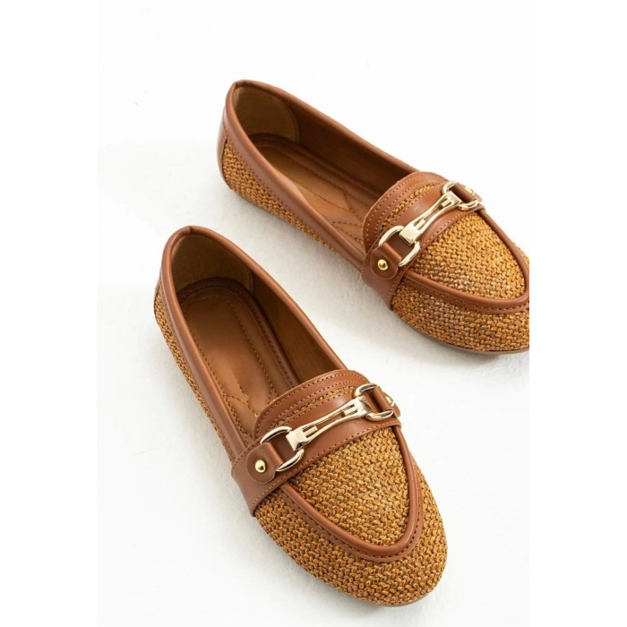 TAVSİYE EDİLEN GÜVENLİ SATICI Rain Taba Cilt Babet Ayakkabı