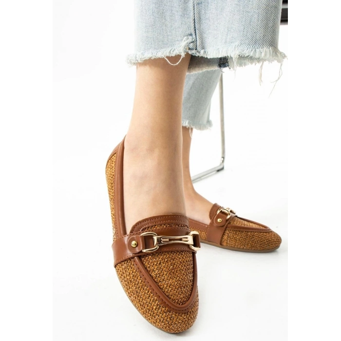 TAVSİYE EDİLEN GÜVENLİ SATICI Rain Taba Cilt Babet Ayakkabı