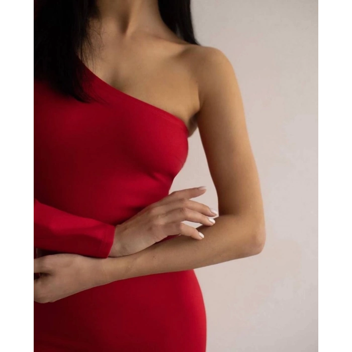 TAVSİYE EDİLEN GÜVENLİ SATICI Tek kol elbise