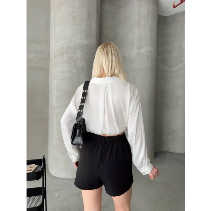 TAVSİYE EDİLEN GÜVENLİ SATICI Tek yırtmajlı şort etek