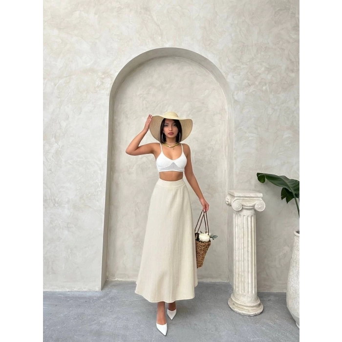 TAVSİYE EDİLEN GÜVENLİ SATICI Uzun astarlı etek